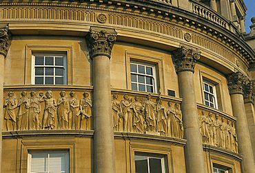 Architectural detail the Circus, Bath, UNESCO World Heritage Site, Avon, England, U.K., Europe