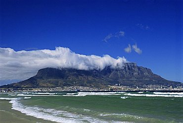 Table Mountain viewed from Bloubergstrand, Cape Town, South Africa
