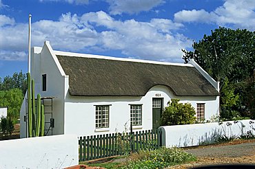 Cape Dutch architecture, Swellendam, on the Garden Route, South Africa, Africa