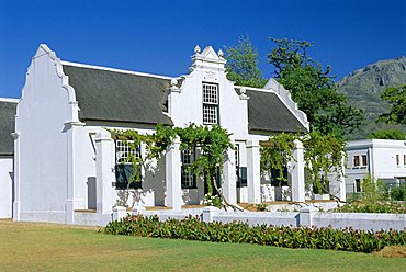 Cape Dutch architecture, early 19th c. Stellenbosch, South Africa