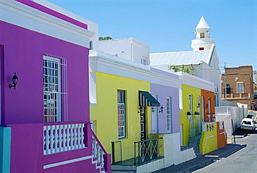 House in the Bo-Kaap (Malay Quarter), Cape Town, Cape Province, South Africa