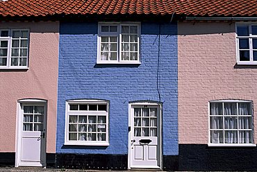 Cottages, Southwold, Suffolk, England, United Kingdom, Europe