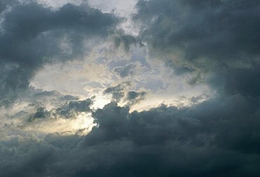 Grey storm clouds