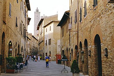 Via San Giovanni, San Gimignano, Tuscany, Italy