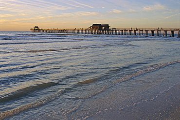 Naples Beach and Pier, Naples, Florida, USA, North America