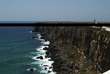 Cabo de Sao Vicente, the most westerly point in Europe, Algarve, Portugal, Europe