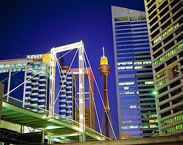 Sydney Tower (centre) Sydney, Australia