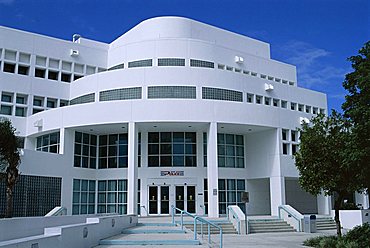 Art deco Police Headquarters, South Beach, Miami Beach, Florida, United States of America (U.S.A.), North America