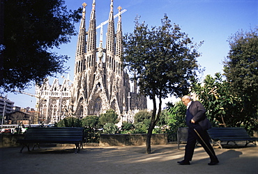 Sagrada Familia cathedral, Barcelona, Catalonia, Spain, Europe