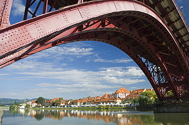 Maribor and the River Drava, Slovenia, Europe