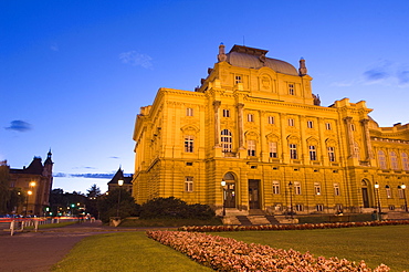 Croatian National Theatre, Marshall Tito Square, Zagreb, Croatia, Europe