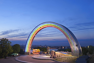 Rainbow Arch, Friendship of Nations Monument, Kiev, Ukraine, Europe