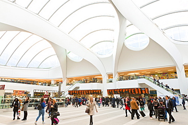 View of New Street Station, Birmingham, West Midlands, England, United Kingdom, Europe