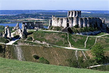 Chateau Gaillard, Les Andelys, Haute Normandie (Normandy), France, Europe