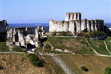 Chateau Gaillard, Les Andelys, Haute Normandie (Normandy), France, Europe