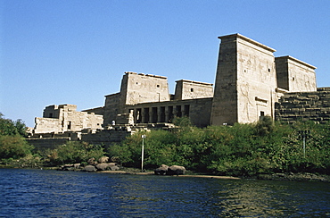 Temples at Philae, UNESCO World Heritage Site, by the River Nile, Nubia, Egypt, North Africa, Africa