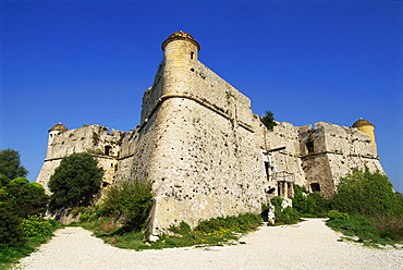 Castle and fort dating from the 16th century, Mont Alban, Nice, Alpes Maritimes, Provence, France, Europe