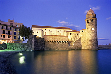 Notre Dame des Anges church, Collioure, Roussillon, France, Europe