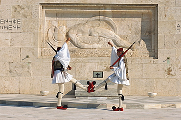 Evzones, Parliament, Syndagma, Athens, Greece, Europe