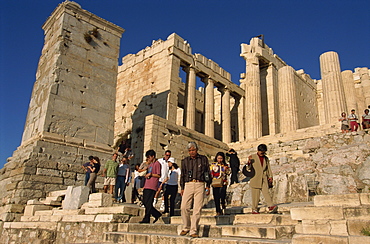 Propylea, Acropolis, UNESCO World Heritage Site, Athens, Greece, Europe