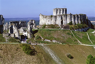 Chateau Gaillard, Les Andelys, Haute Normandie (Normandy), France, Europe