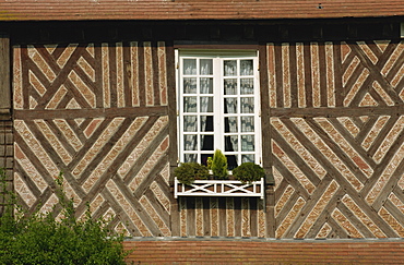 Detail, Chateau du Breuil, Auge Valley, Basse Normandie, France, Europe