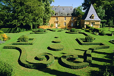 Jardins d'Eyrignac, gardens of a 17th century manor, Perigord, Aquitaine, France, Europe