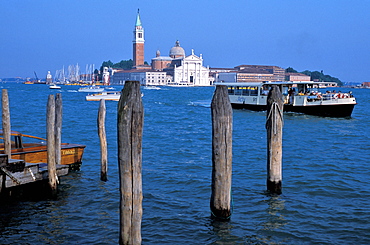 Venice from the Lagoon, UNESCO World Heritage Site, Venice, Veneto, Italy, Europe