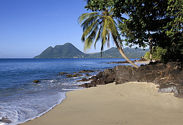 Ti Coco beach, Baie de la Chery (Chery Bay), Martinique, West Indies, Caribbean, Central America