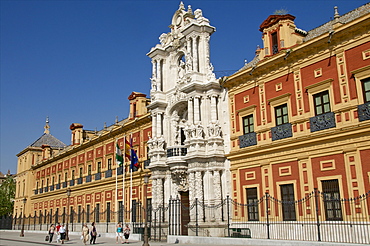 San Telmo Palace, facade, Seville, Andalusia, Spain, Europe