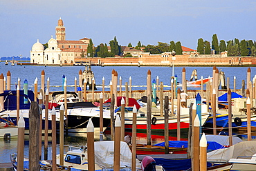 Churchyard, Isola san Michele, seen from Fondamente Nuove, Venice, UNESCO World Heritage Site, Veneto, Italy, Europe