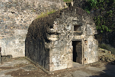 Louis Cyparis's jail, Saint Pierre, Martinique, West Indies, Caribbean, Central America