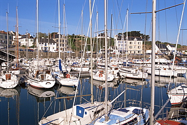 Tudy harbour, Ile de Groix, Brittany, France, Europe