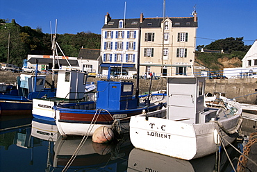 Tudy harbour, Ile de Groix, Brittany, France, Europe