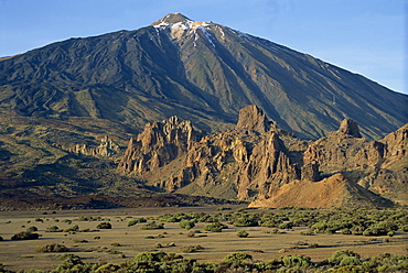 Mount Teide and Las Rochas, Tenerife, Canary Islands, Spain, Europe