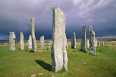 Callanish Standing Stones, Isle of Lewis, Outer Hebrides, Western Isles, Scotland, United Kingdom, Europe