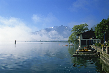 Morning mist, Zell am See, Austria, Europe