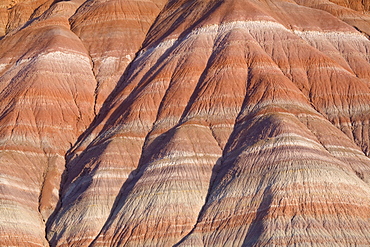 Rock strata in cliffs in Paria River Valley, Grand Staircase-Escalante National Monument, near Page, Arizona, United States of America, North America