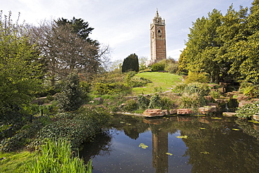 Cabot Tower, Brandon Hill Park, Bristol, Avon, England, United Kingdom, Europe