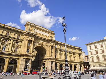 Piazza della Repubblica, Florence, Tuscany, Italy, Europe