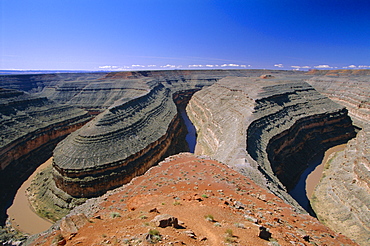 Goosenecks, incised meanders of San Juan River, Utah, USA