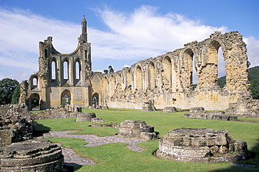 Byland Abbey, managed by English Heritage, North Yorkshire, England, United Kingdom, Europe