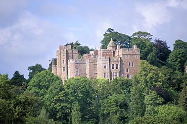 Dunster Castle (property of the National Trust), Dunster, Somerset, England, United Kingdom, Europe