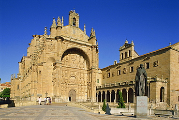 Facade of Cathedral, Salamanca, UNESCO World Heritage Site, Castile Leon, Spain, Europe