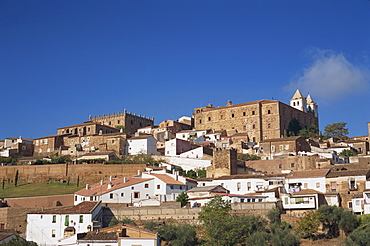 Skyline of the city of Caceres in Extremadura, Spain, Europe