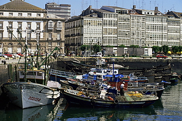 Harbour, La Coruna, Galicia, Spain, Europe