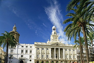 The Town Hall, Cadiz, Andalucia, Spain, Europe