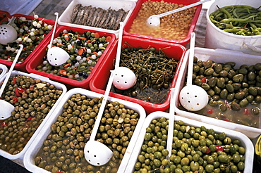 Olives for sale, Andalucia, Spain, Europe