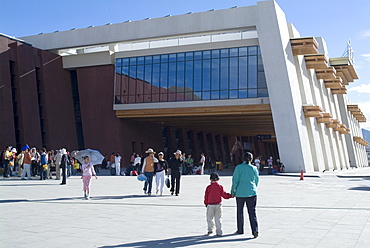 New Railway station, Beijing to Lhasa, Lhasa, Tibet, China, Asia