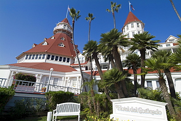 Hotel del Coronado, National Historic Monument dating from 1891, Coronado, California, United States of America, North America